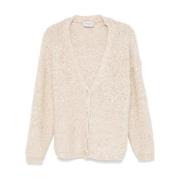 Ermanno Scervino Acacia Off White Cardigan White, Dam