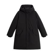 Woolrich Svarta Vinterrockar Black, Dam