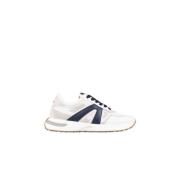 Alexander Smith Vit Blå Runner Sneakers White, Herr