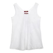 Max Mara Studio Stilren Tanktop för Kvinnor White, Dam