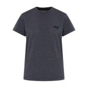 Y-3 Svart kortärmad Tee Black, Dam