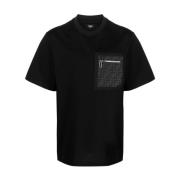 Fendi Fick-T-shirt i svart Black, Herr