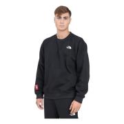 The North Face Svart Crewneck Sweater Axys Höst Vinter Black, Herr