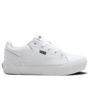 Vans Vit/Svart Platform Sneakers White, Dam