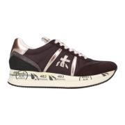 Premiata Stiliga Sneakers för Vardagsbruk Brown, Herr