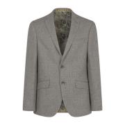 Etro Bicolored MRW Jacket Roma Gray, Herr