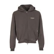 Represent Klubb Zip Hoodie Stickstil Gray, Herr