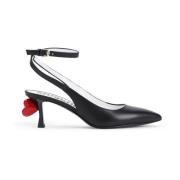 Moschino Svarta Pumps Höjer Stil Elegans Black, Dam