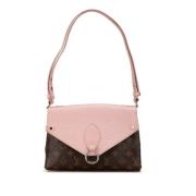 Louis Vuitton Vintage Pre-owned Canvas axelremsvskor Brown, Dam