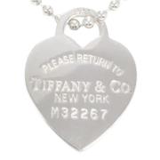 Tiffany & Co. Pre-owned Pre-owned Silver halsband Gray, Dam