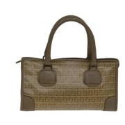 Fendi Vintage Pre-owned Canvas fendi-vskor Beige, Dam