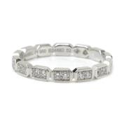 Chanel Vintage Pre-owned Platina ringar Gray, Dam