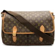 Louis Vuitton Vintage Pre-owned Tyg louis-vuitton-vskor Brown, Dam