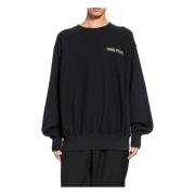 Undercover Svart Crewneck Sweatshirt Twin Peaks Print Black, Herr