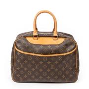 Louis Vuitton Vintage Pre-owned Canvas handvskor Brown, Dam