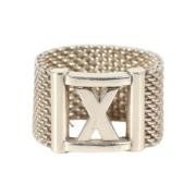 Tiffany & Co. Pre-owned Pre-owned Silver ringar Gray, Dam