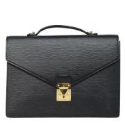 Louis Vuitton Vintage Pre-owned Laeder portfljer Black, Dam