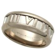 Tiffany & Co. Pre-owned Pre-owned Vitt guld ringar Gray, Dam