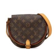 Louis Vuitton Vintage Pre-owned Canvas axelremsvskor Brown, Dam