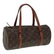 Louis Vuitton Vintage Pre-owned Canvas handvskor Brown, Dam