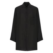 Yohji Yamamoto Svarta Rockar för Män Black, Herr