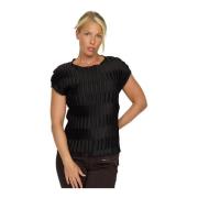 2-Biz Unik T-shirt - Klassisk stil Black, Dam