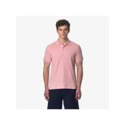 K-Way Stiliga T-shirt och Polo Kollektion Pink, Herr