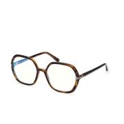 Tom Ford Stiliga Injicerade Tygglasögon Brown, Unisex