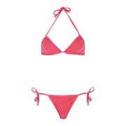 Balmain Triangel Bikini Pink, Dam