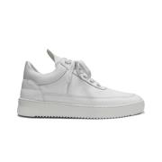 Filling Pieces Vita låga topp sneakers White, Herr