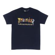 Thrasher Navy Logo Tee Kortärmad Bomull Blue, Herr