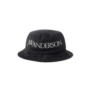 JW Anderson Nylon hattar-och-kepsar Black, Unisex