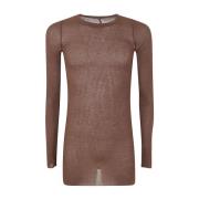 Rick Owens RIB Långärmad T-Shirt Brown, Herr