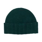 Drumohr Grön Cashmere Beanie Mössa Green, Herr