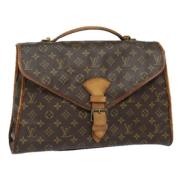 Louis Vuitton Vintage Pre-owned Canvas handvskor Brown, Dam