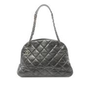 Chanel Vintage Pre-owned Laeder handvskor Gray, Dam