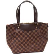 Louis Vuitton Vintage Pre-owned Canvas handvskor Brown, Dam