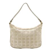 Chanel Vintage Pre-owned Tyg chanel-vskor Beige, Dam