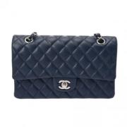 Chanel Vintage Pre-owned Laeder chanel-vskor Blue, Dam