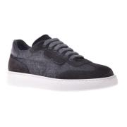 Baldinini Trainers in dark grey suede and fabric Gray, Herr