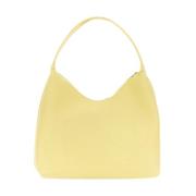 Mansur Gavriel Läder Candy Hobo Väska Made in Italy Yellow, Dam