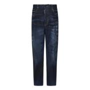 Dsquared2 Blå Loose Fit Jeans Aw24 Blue, Herr