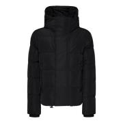 Dsquared2 Svart Parka Bomberjacka med Logotyp Black, Herr