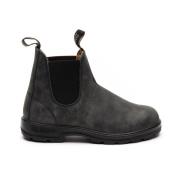 Blundstone Svarta Läder Ankelboots Black, Dam