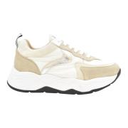 Voile Blanche Bea Sand Mocka Sneakers Beige, Dam