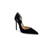 Aquazzura Blå Sammet Slips Pumps Blue, Dam