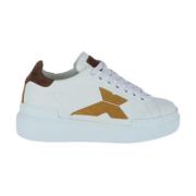 Sneaky Steve Sportiga läder slip-on sneakers White, Dam