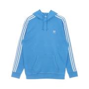 Adidas 3-stripes Hoody Långärmad Sweatshirt Blue, Herr