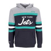 Mitchell & Ness NFL Headcoach Hoodie Svart Multicolor, Herr