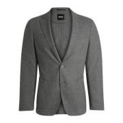 Hugo Boss Slim Fit Flanelljacka Grå P-Hanry-244 Gray, Herr